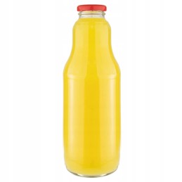 60 x vaisiais dekoruotas butelis 1000ml + dangtelio skersmuo 43