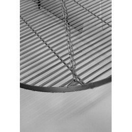 Nerūdijančio plieno, rūgštims atsparios grotelės, 80 cm, apvalios