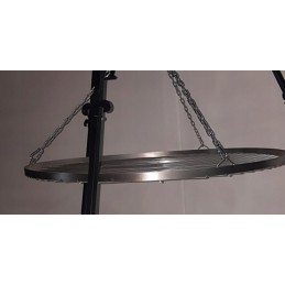 Nerūdijančio plieno, rūgštims atsparios grotelės, 80 cm, apvalios