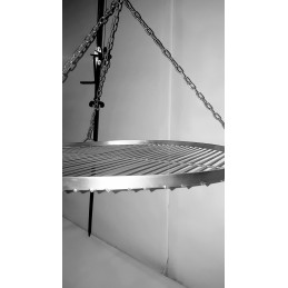 Nerūdijančio plieno, rūgštims atsparios grotelės, 80 cm, apvalios