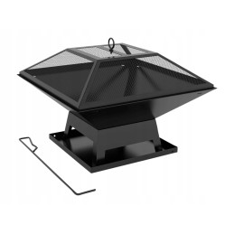 „Rushville“ laužavietė, 45 x 45 x 34 cm, juoda