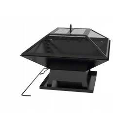 „Rushville“ laužavietė, 45 x 45 x 34 cm, juoda