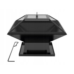 „Rushville“ laužavietė, 45 x 45 x 34 cm, juoda