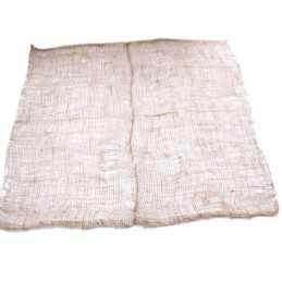 Džiuto šalikas, audinys 105g/m2, džiutas 100x100cm