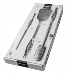 Grilio mentelės, žnyplių ir dieviškų pincetų rinkinys