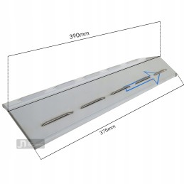 Degiklio dangtis dujiniam griliui, nerūdijantis plienas, 39x12, 3cm, 4 vnt.