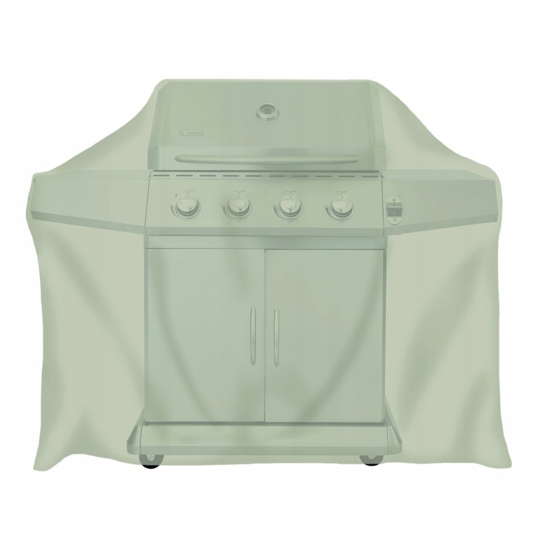 Tepro universalus dujinės grilio dangtis, smėlio spalvos (70 x 150 x 110 cm)