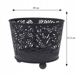 Metalinis žydros spalvos ugnies dubuo, 1 modelis