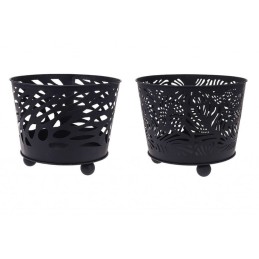 Metalinis žydros spalvos ugnies dubuo, 1 modelis