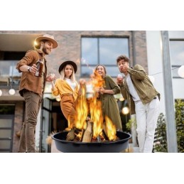 ⭐⭐Trikojinis židinys, pakabinama kepsninė, didelis 49cm židinys⭐⭐