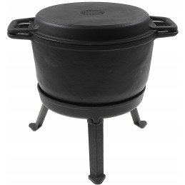 Emaliuotas ketaus medžioklinis virdulys, 10 litrų, Rossner Austria