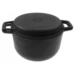 Emaliuotas ketaus medžioklinis virdulys, 10 litrų, Rossner Austria