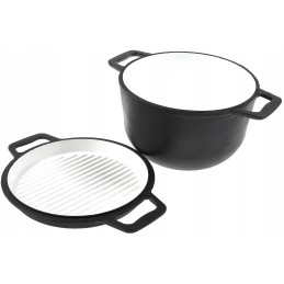 Emaliuotas ketaus medžioklinis virdulys, 10 litrų, Rossner Austria