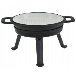 10 l medžioklinis puodas, 3in1 keptuvė, grilis