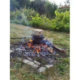 10 l medžioklinis puodas, 3in1 keptuvė, grilis