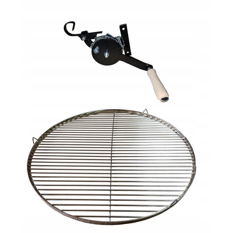 Nikeliuotos grotelės, skersmuo 80, plius ritė