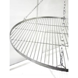 Apvalios grilio grotelės 80cm, nicmet nerūdijančio plieno