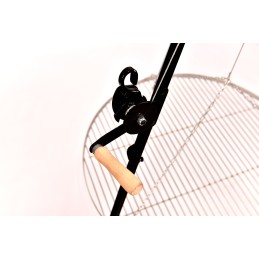 Apvalios grilio grotelės 80cm, nicmet nerūdijančio plieno