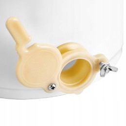 Plastikinis medaus skaidrintuvas su vožtuvu, 20 l