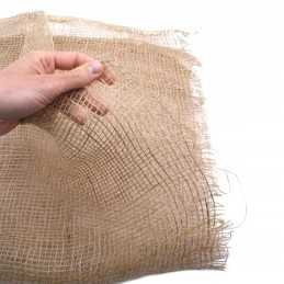 Džiuto šalikas, audinys 105g/m2, džiutas 100x100cm