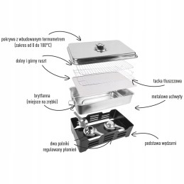 Balkoninė rūkykla su termometru