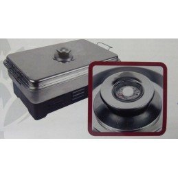 Balkoninė rūkykla su termometru