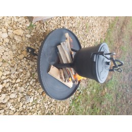 Emaliuotas ketaus katilas, stovimas, 8l