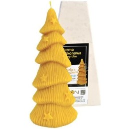 Siūlome silikoninę formą žvakėms gaminti - Kalėdų eglutė su žvaigždėmis - labai geras produktas!