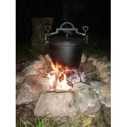 Emaliuotas ketaus katilas, stovimas, 8l