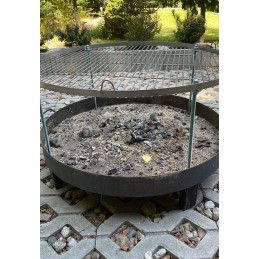 Nerūdijančio plieno grotelės inox fi 80 grilio grandinėms