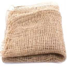 Džiuto šalikas, audinys 105g/m2, džiutas 100x100cm