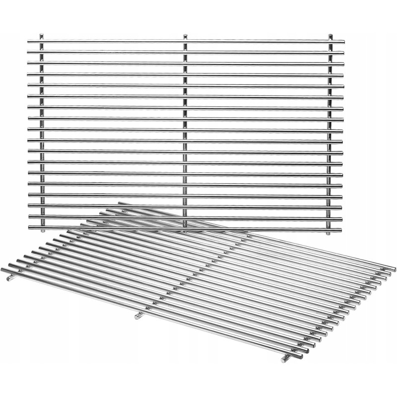 Nerūdijančio plieno grotelės 49 5 cm 2 vnt