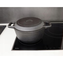 Emaliuotas ketaus medžioklinis virdulys, 10 litrų, Rossner Austria