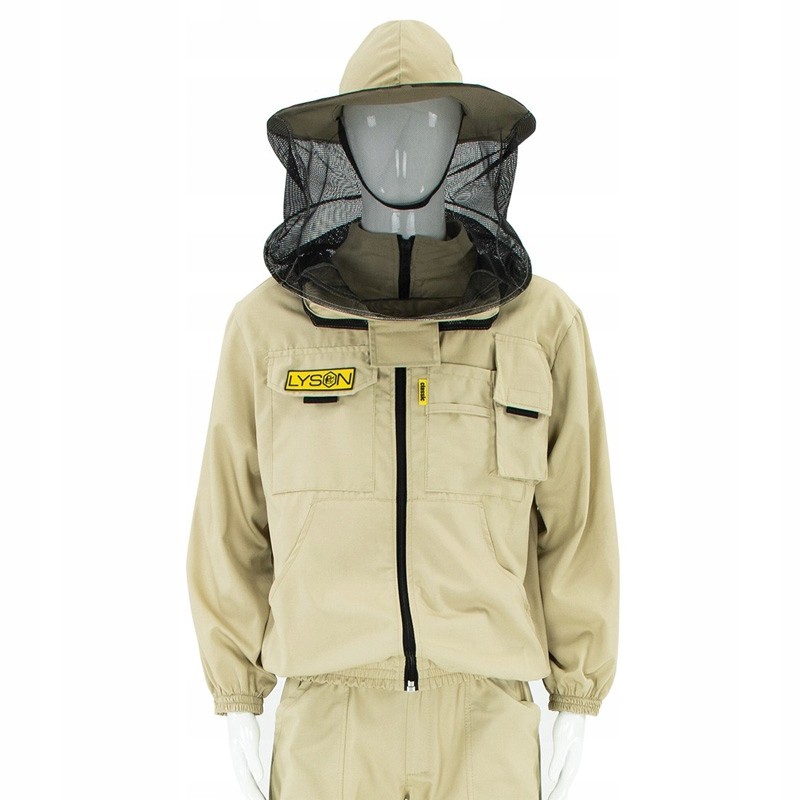 Beekeeper's sweatshirt with a hat with mesh around it