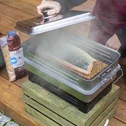 Balkoninė rūkykla XL su reguliuojama rusvos talpa