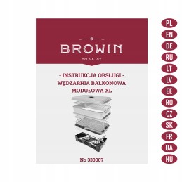 Balkoninė rūkykla XL su reguliuojama rusvos talpa