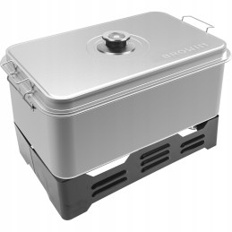 Balkoninė rūkykla XXL, 3 horizontalios grotos, šeimos dydis