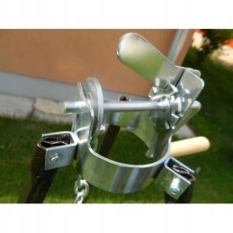 Originalus vengriškas emaliuotas katilas 20l + stovas 180cm