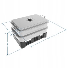 Naminė rūkykla, gili keptuvė