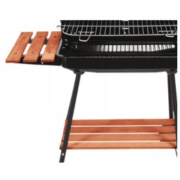 Anglies grilis su lentynomis, medis, 53x33cm, sodas ⭐⭐⭐⭐⭐