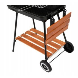 Anglies grilis su lentynomis, medis, 53x33cm, sodas ⭐⭐⭐⭐⭐