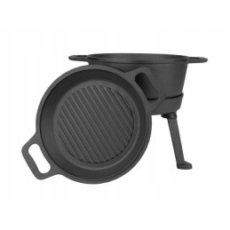 Ketaus medžioklės puodas su griliu Rossner 8l