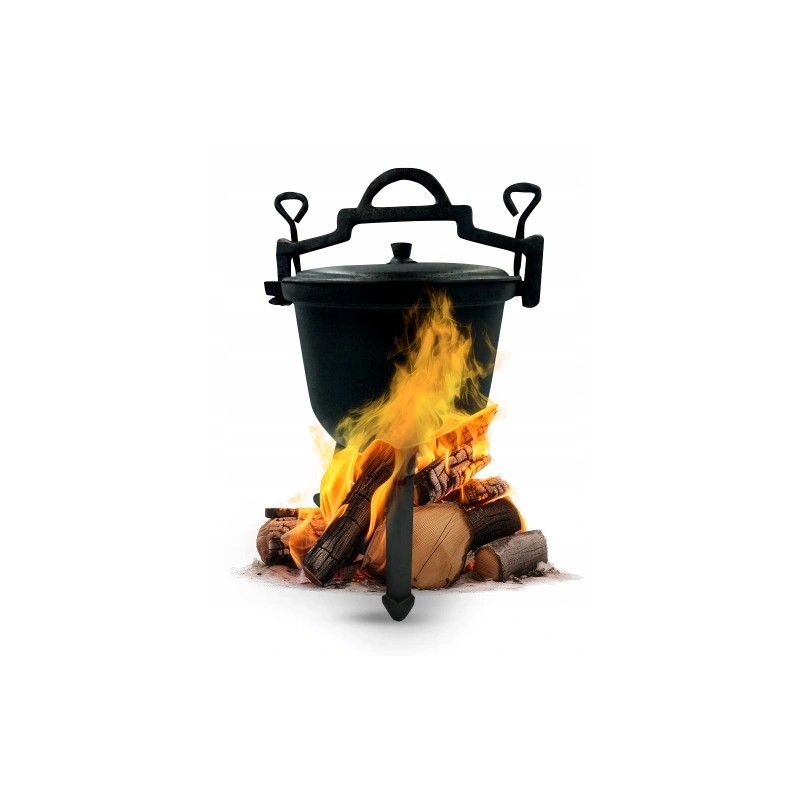 ⭐⭐ketinis katilas, medžioklinis puodas, vengriški kepsniai, 4l, židinio griliui⭐⭐