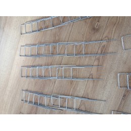 Sodo kaiščiai, metaliniai plieniniai inkarai agrotekstilei, skersmuo 3,0 mmx15 cm, 50 vnt.