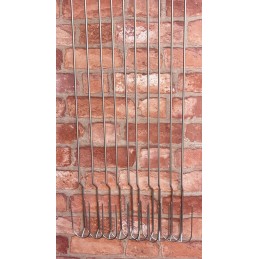 Wo šakės, ugnies lazdos, 10, nerūdijančio plieno rankena, 100