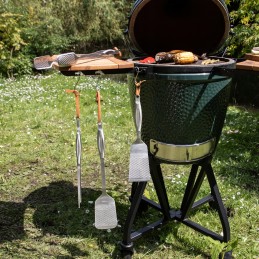 Boska bbq pesteta kastuvas ir žnyplės kepsninės rinkinys