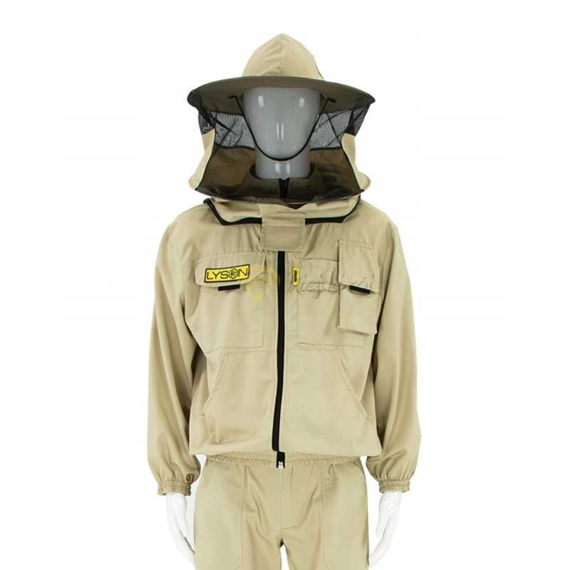 Klasikinis bitininkystės megztinis su kepure