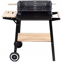 Sodo grilis su metalinėmis lentynomis, reguliuojamais grotelių ratukais