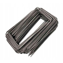 Sodo kaiščiai, metaliniai plieniniai inkarai agrotekstilei, skersmuo 3,0 mmx13 cm, 50 vnt.