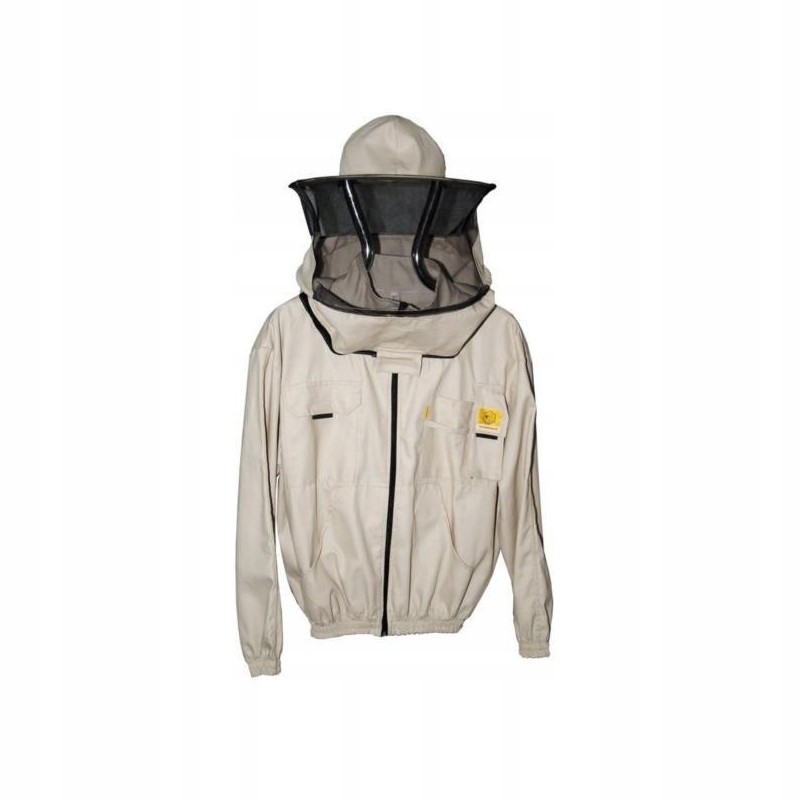Beekeeping zip-up sweatshirt with a hat Łysoń l